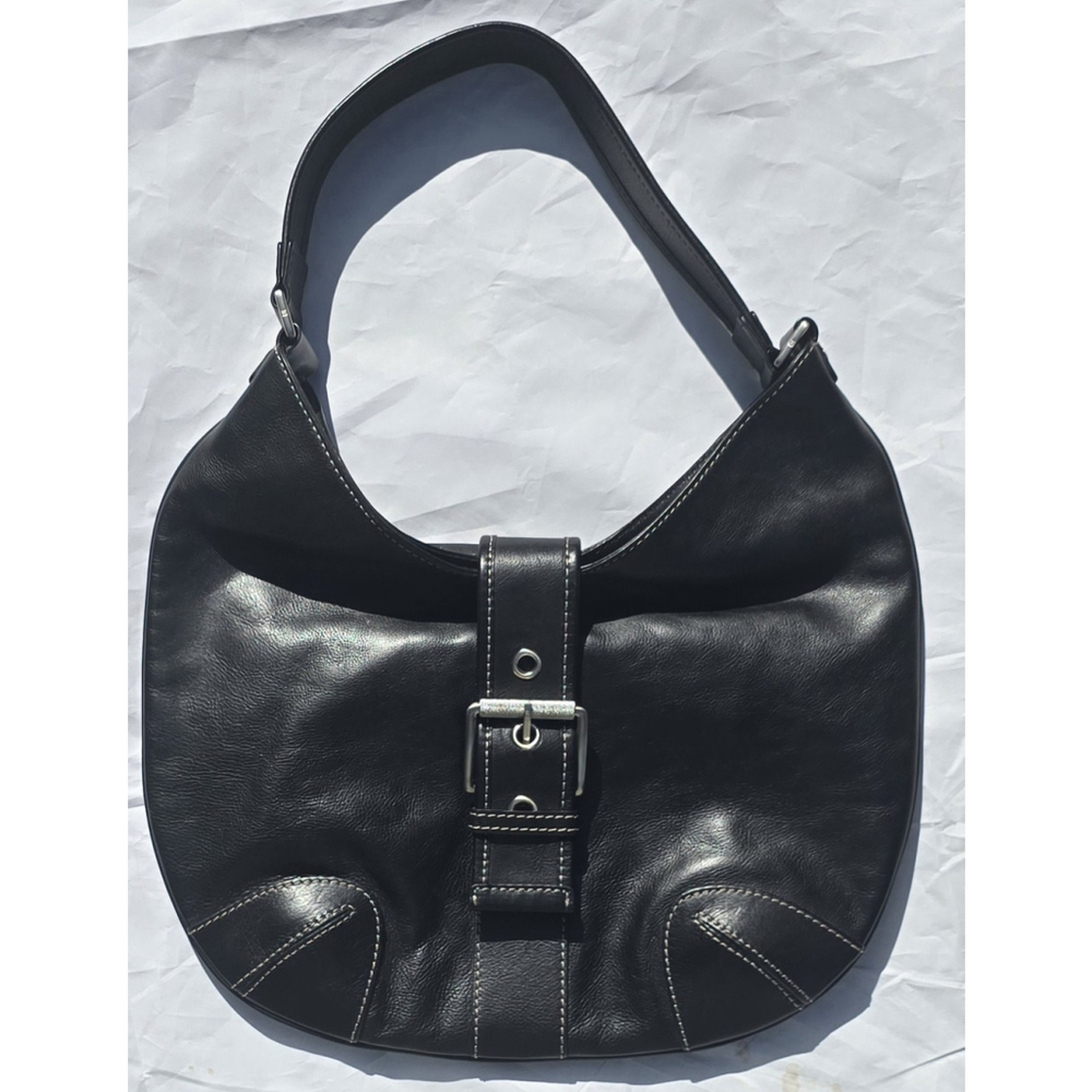 Michael Kors Black Hobo Handbag Magnetic Closure Inner Pockets Excellent Cond.
